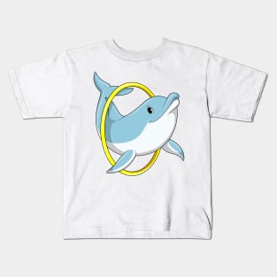 Dolphin with Ring Kids T-Shirt